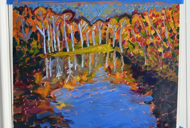 Fall Reflection on a lake