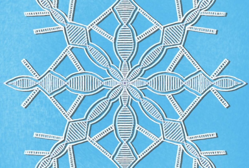 Mandala and snowflakes
