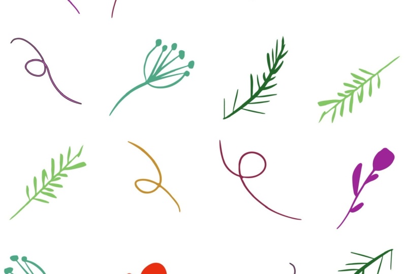 Winter doodles and breakfast doodles