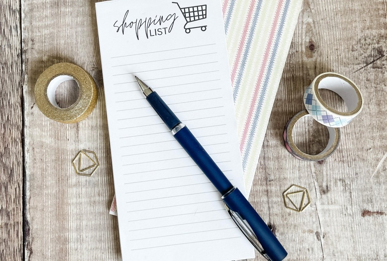 My Shopping List Notepad - student project