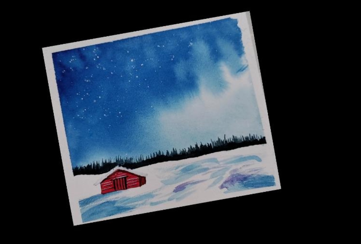 Fall in love with Watercolors - student project