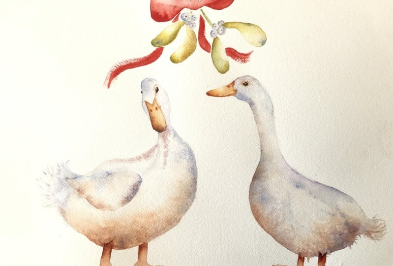 Festive ducks free flow