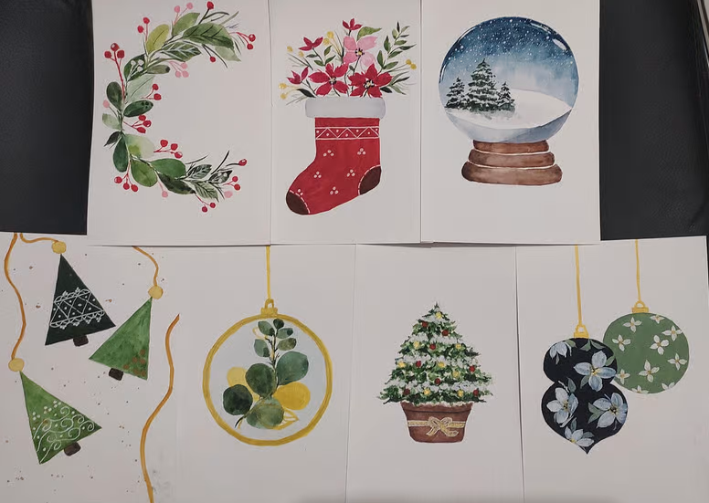 Christmas cards - student project