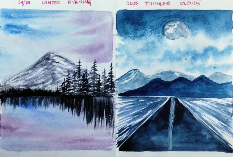 25 days of winter landscape with Umashree