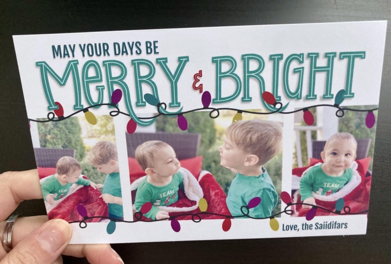 Personalized Photo Card