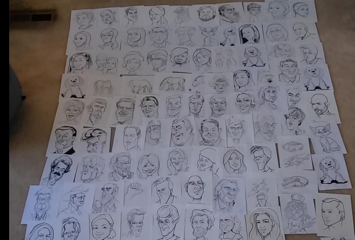 Practice Caricatures - student project