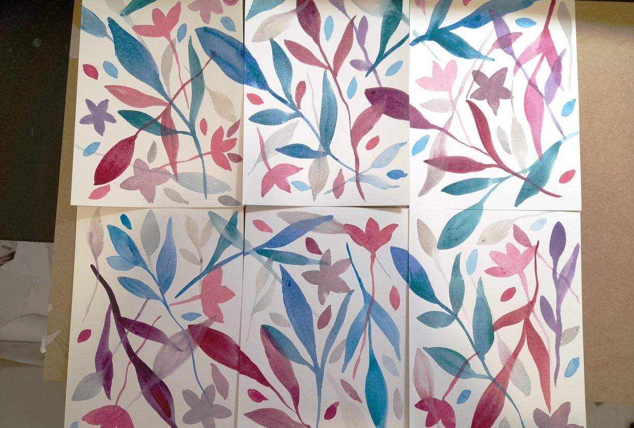 Leaf pattern - student project