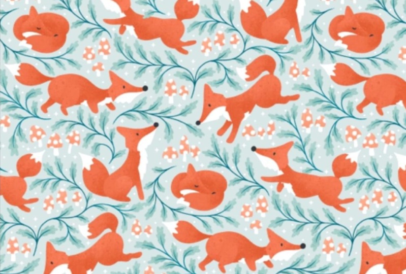Fox Pattern Using Turnaround Model Sketches