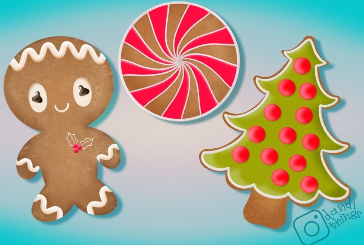 Christmas Ginger Cookies - student project