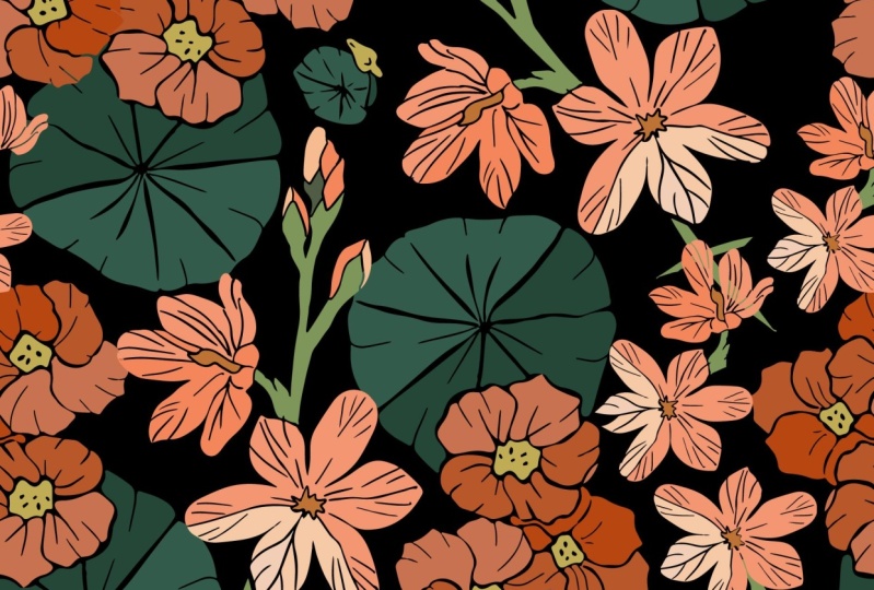Nasturtium Pattern