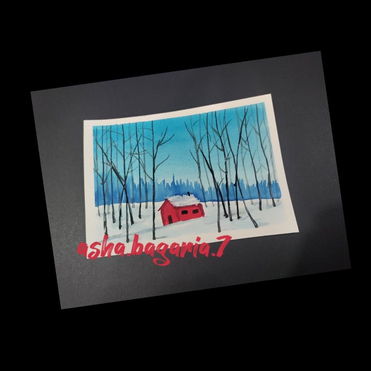 Winter landscape - student project