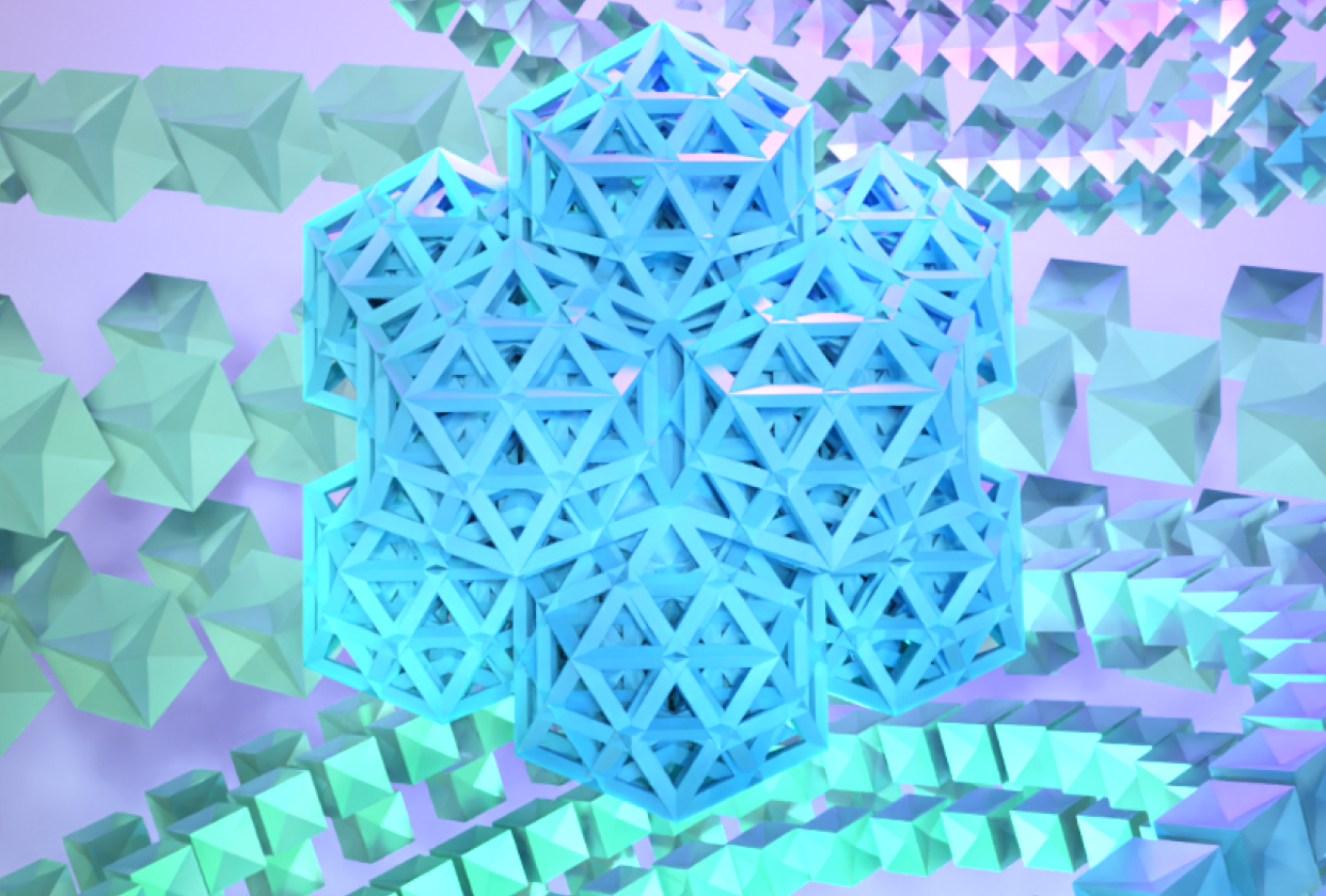 Fractales y módulos usando nodos de geometría - student project