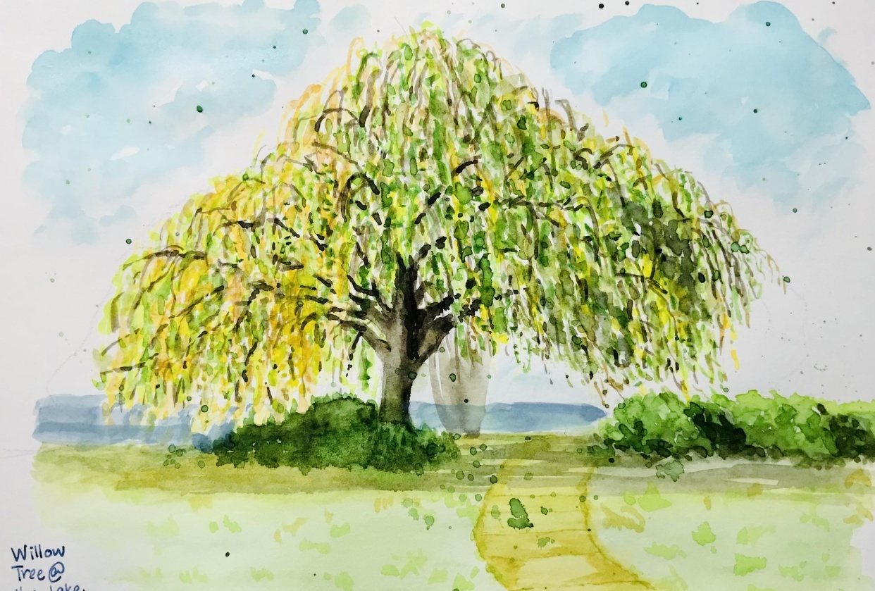 Watercolour Sketchbook Journaling - student project