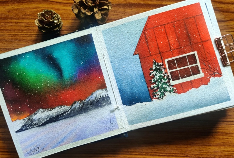 5 Winter Illustrations with Dhritikana