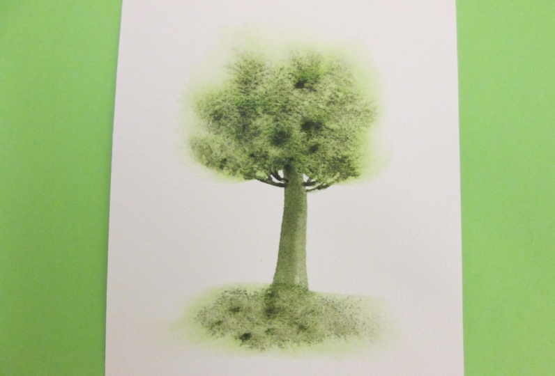 Flowy Watercolor Tree
