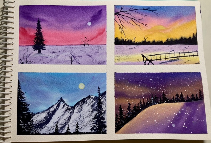 25 days of Cozy winter landscapes