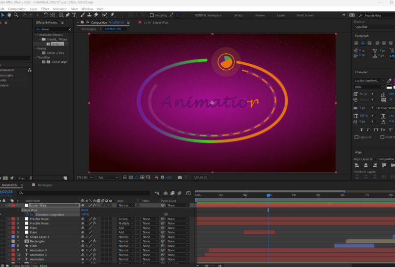 Animation Class Project 12/23/22