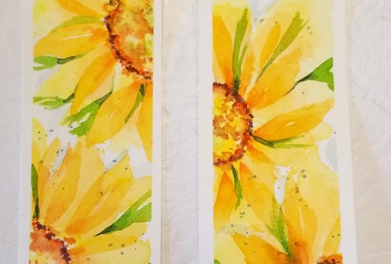 Sunflower Bookmarks