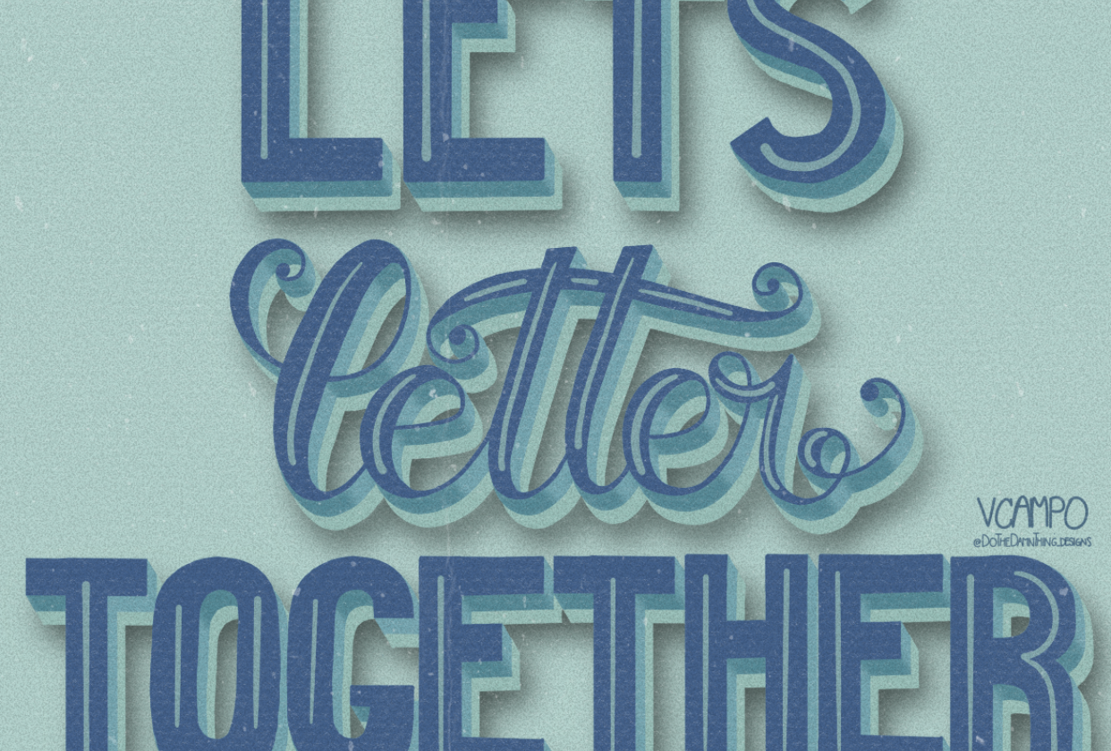 Let’s letter together - student project