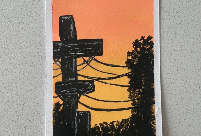 Gouache Sunset