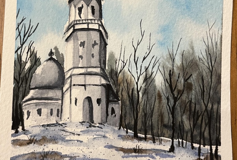 Expressive Winter Landscapes - Watercolor Paintings