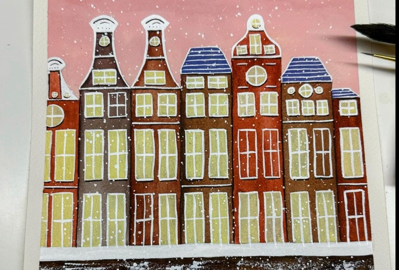 Snowy Amsterdam