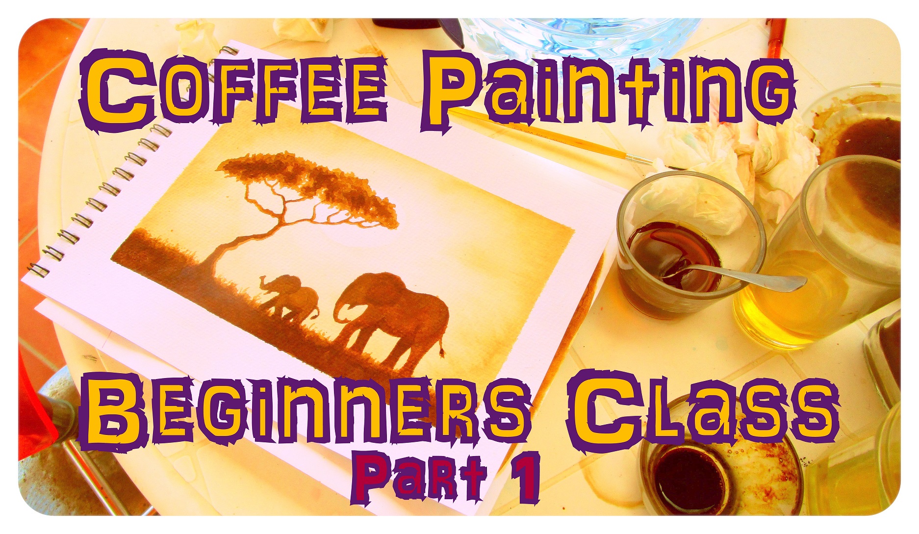 PUBLISHED Coffee Painting Beginner Class (1/2) Yes, you can paint with coffee! Skillshare