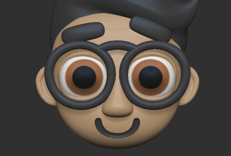 Making a cartoon character in Zbrush.