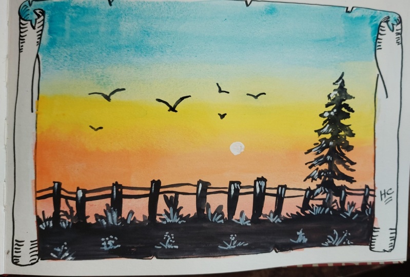 sunset landscapes