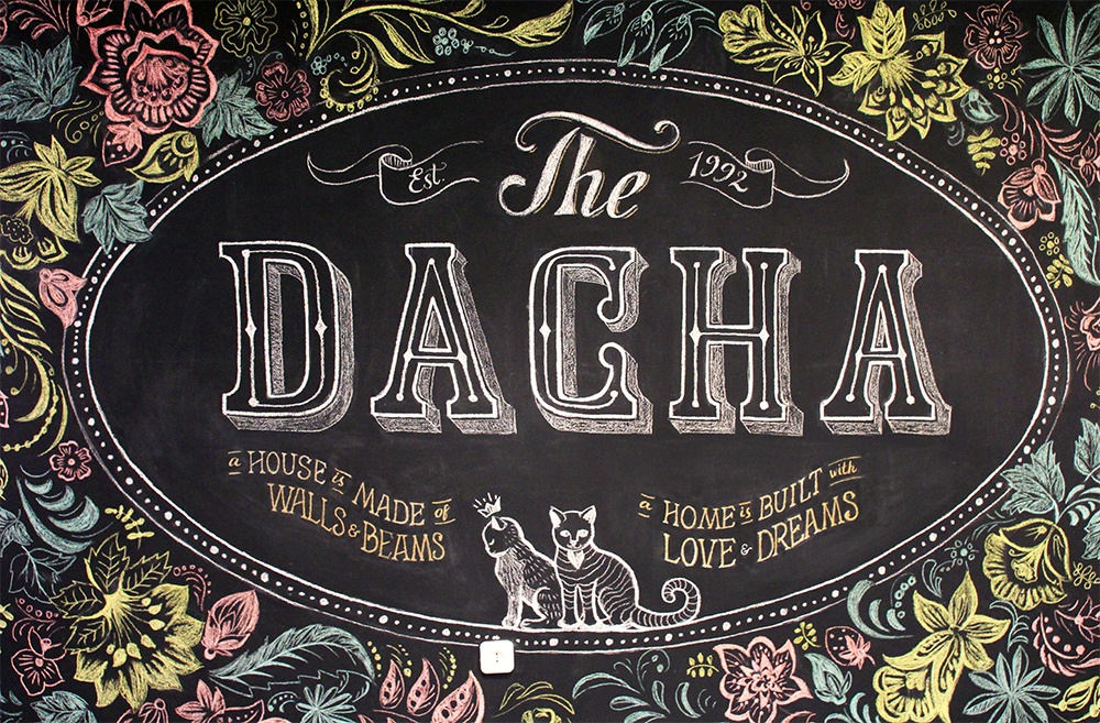 Dacha wall
