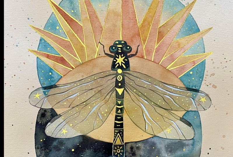 Vesica Piscis Dragonfly