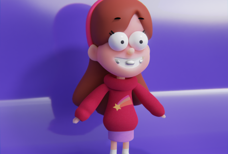 Get Good at Blender Create a 3D "Gravity Falls" Character Zerina 3D