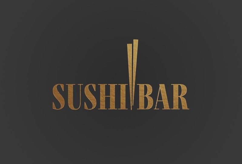 gold effect logo