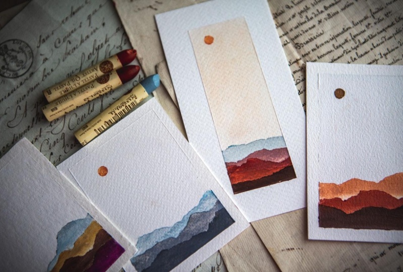 Simple Landscapes: Create Simple Dynamic Landscapes with Oil Pastels