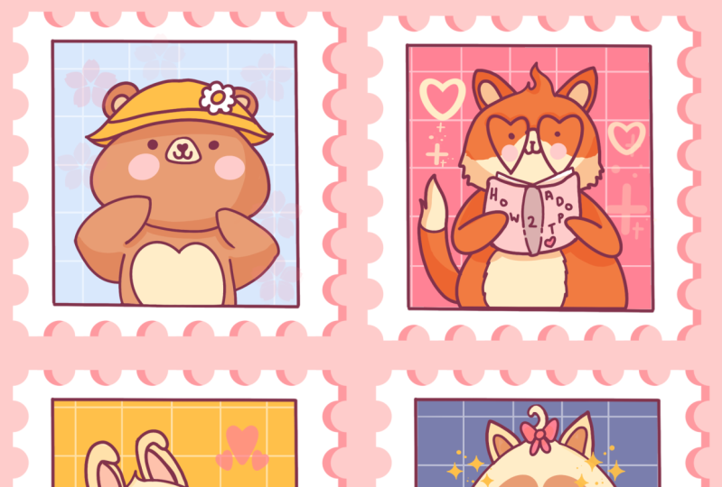 Kawaii Stamps