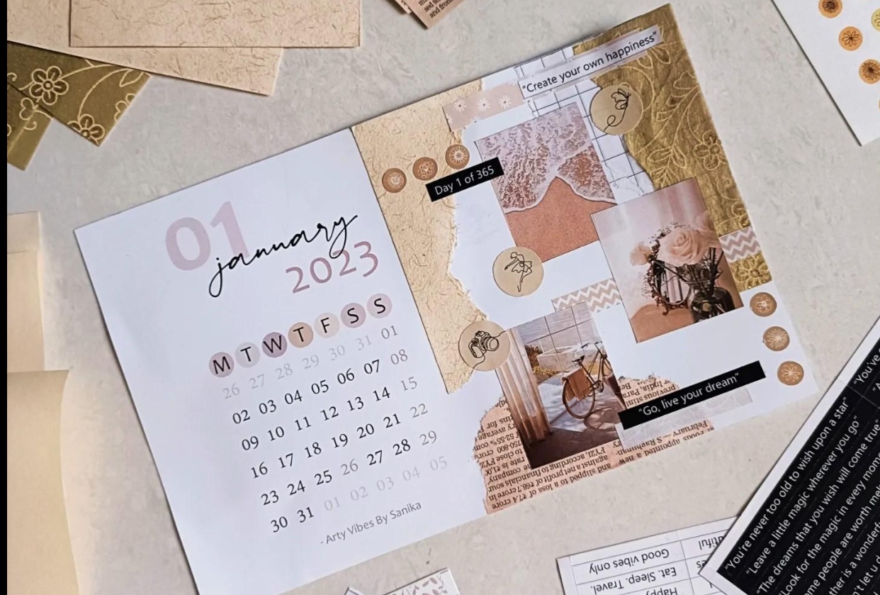 Journal Calendar 2023 - student project