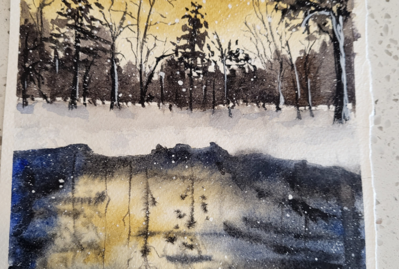 Winter lakes