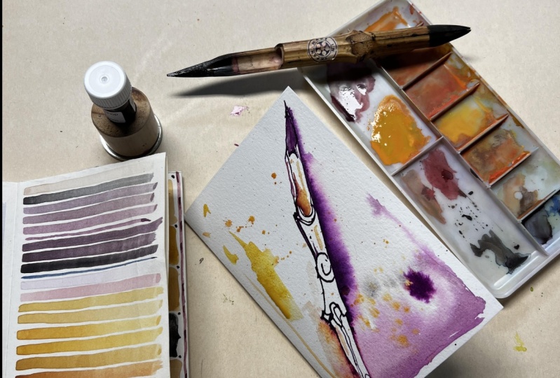 Colour Mapping Mini Book - Bamboo Pen