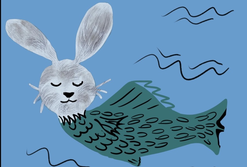 Bunny Fish and Flower Bunny