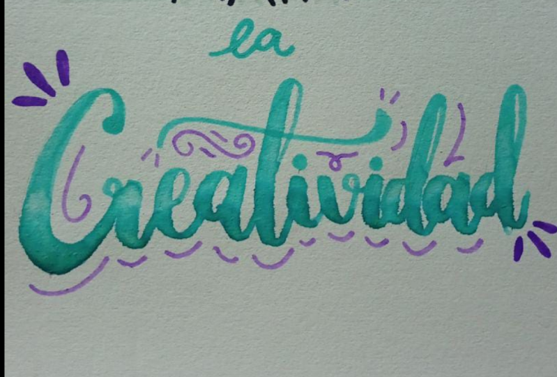 Lettering y degradado
