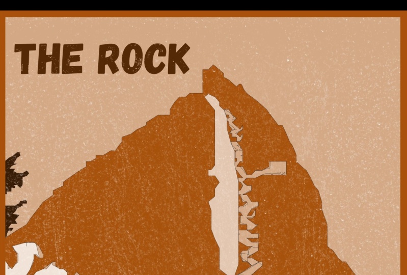 Retro Monochromatic poster