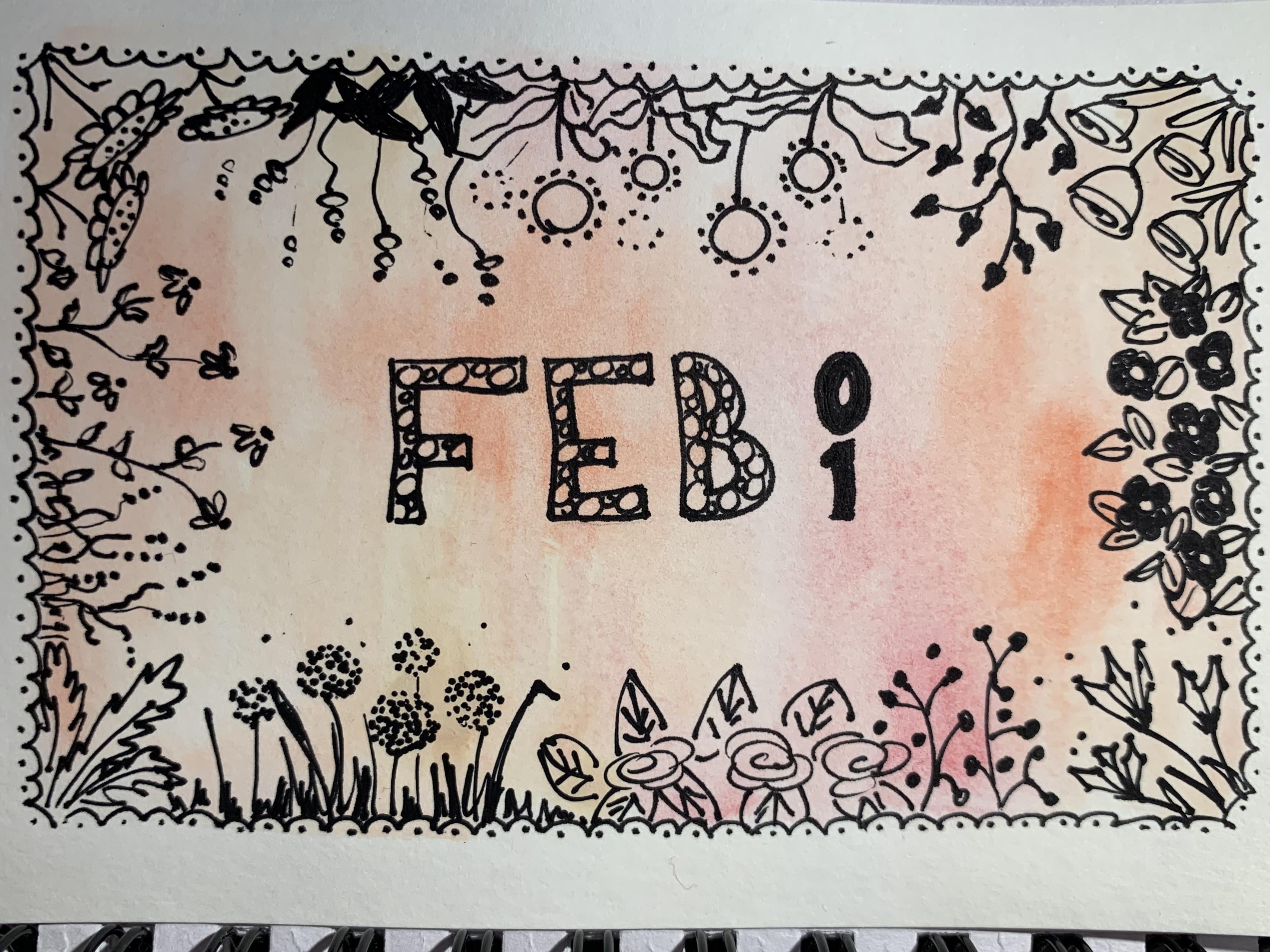 Floral Doodling - student project