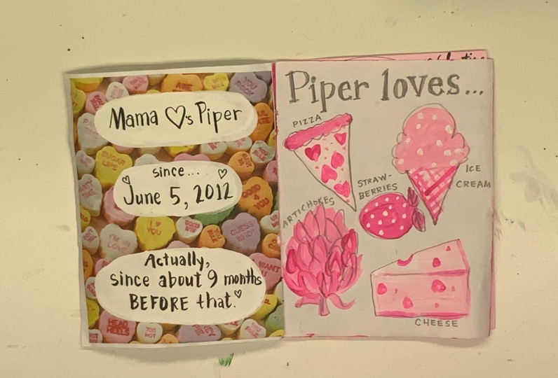 Mini zine for Piper