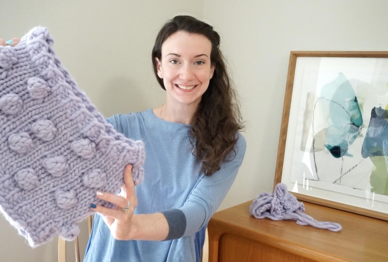 Upload a photo of your finished swatches and cowls here! - student project