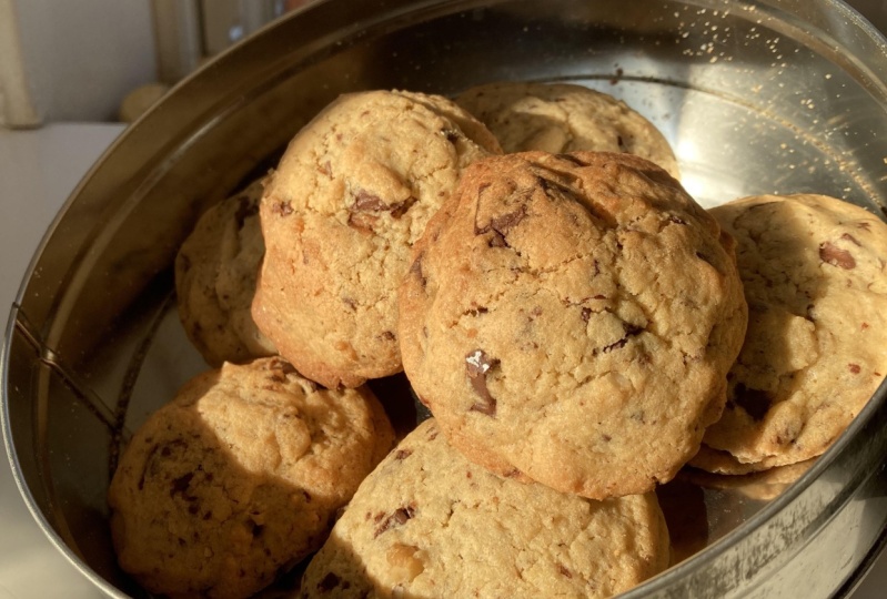 Chocolate and hazelnut cookies