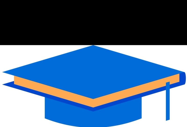 LOGO book + graduation hat