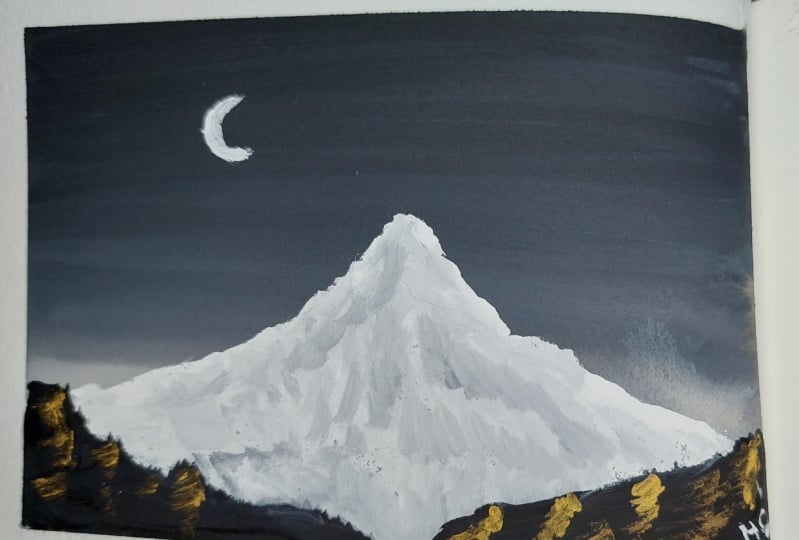 My snow mountain