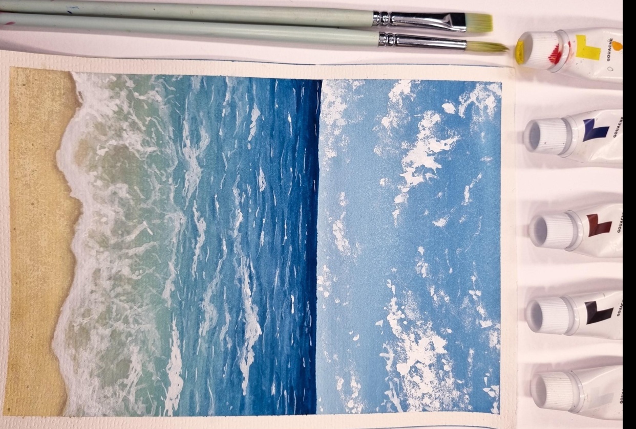 Seascape Gouche Class Project - student project