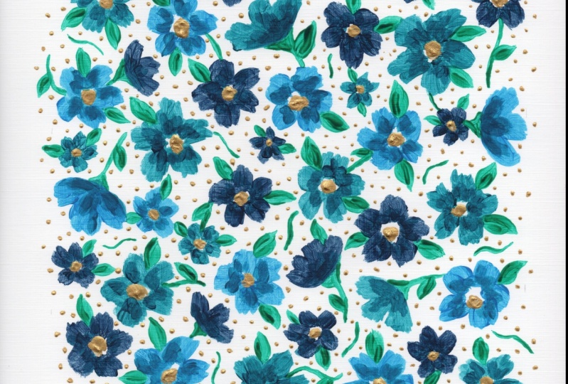 Blue Floral