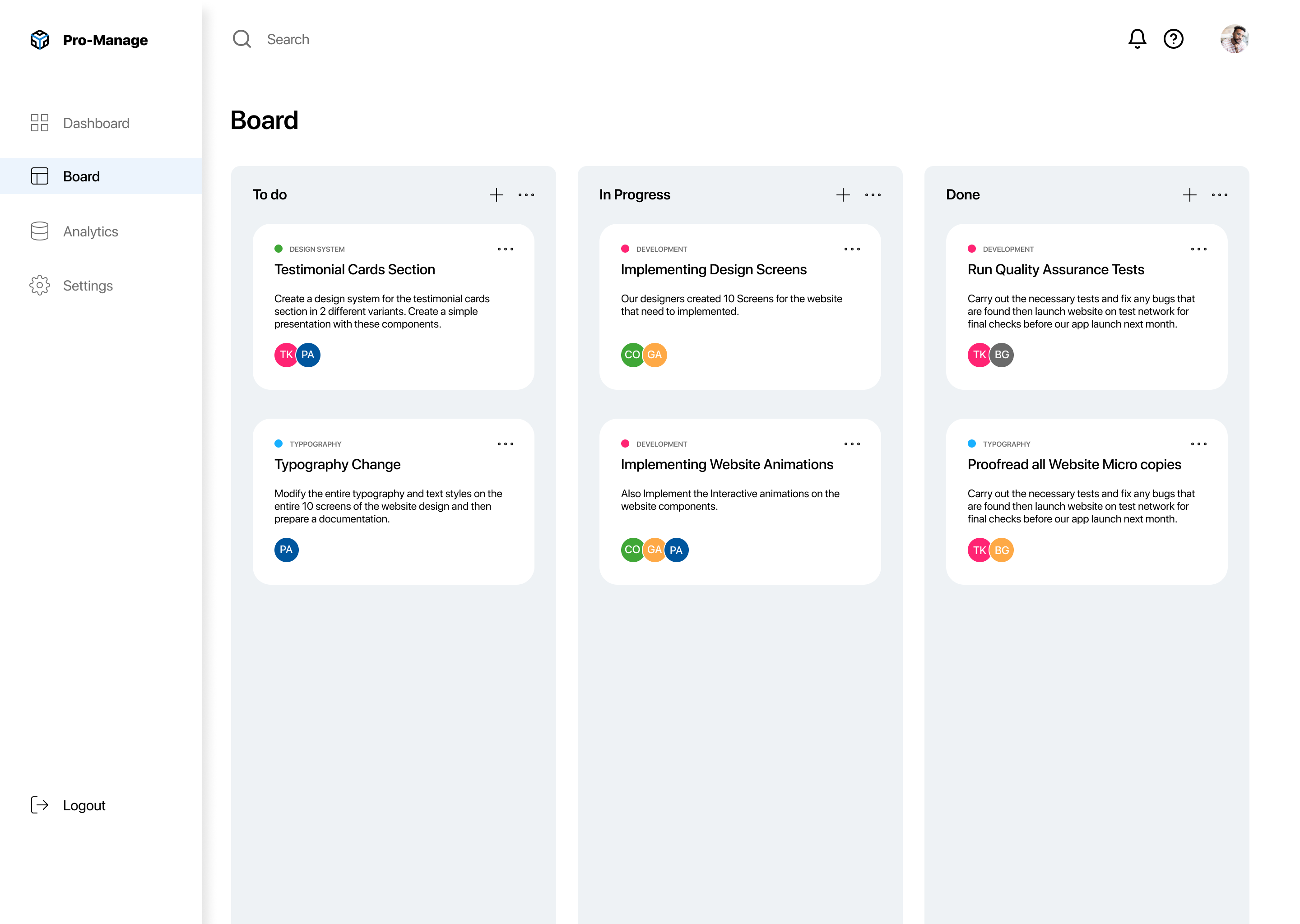Simple Web Dashboard - Phillip Anekwe - student project